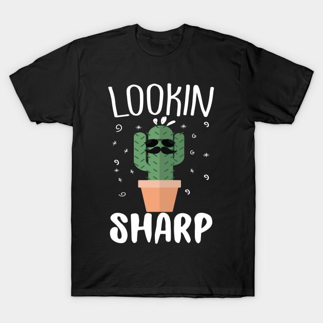 Stay Sharp Cool Cactus T-Shirt by Eugenex